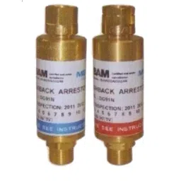 Messer G 1/4 inch RH Torch Side Oxygen Gas Flashback Arrestor for Cutting Heating And Brazing Torches, MS0463393-15