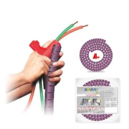 Noveau Safe-T-1ST 40mm 1.5mm Virgin HDPE Metallic Violet Cable Zipper, NSFZ40MV0105-image-18