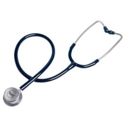 BPL Single Tube Diaphragm Metal Blue Adult Chest Piece Stethoscope, ST-03-35