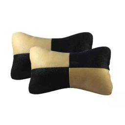 Oscar Black-Beige 2 Pcs/Set Universal Car Cushion (Pack of 2)-picture-21