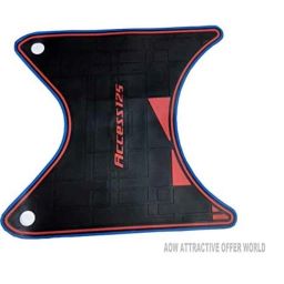 AOW Tow Wheeler Foot MAT (RED) Type A-18 for Suzuki Access 125 CC Latest-12