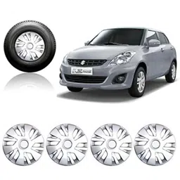 Auto Pearl 4 Pcs 14 inch Press Fit Wheel Cover Set for Maruti Suzuki Swift Dzire New-18