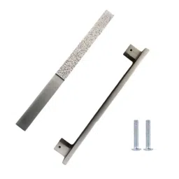 Atom Narmada 16 inch Silver Satin Finish Aluminum Pull Handle-image-6