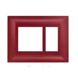Anchor Ziva 2 Module Cherry Red Cover Plate with Base Frame, 68902CR (Pack of 20)-picture-30