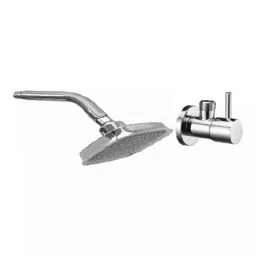 Fastgear 2 Pcs Turbo Stainless Steel Silver Chrome Finish Faucet Set with Shower, FG2226-image-89