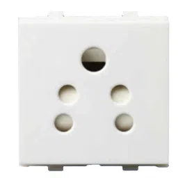 Anchor Penta 6A 2 Module 2 in 1 White Socket with Shutter, 65222 (Pack of 10)-picture-49