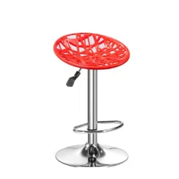 Da Urban Spiderweb Red Height Adjustable &a; Revolving Bar Stool Chair-picture-26