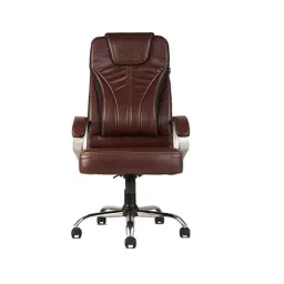 CELLBELL Franco C51 Leatherette High Back Wooden Brown Executive Chair, CBHKFOC1002-picture-7