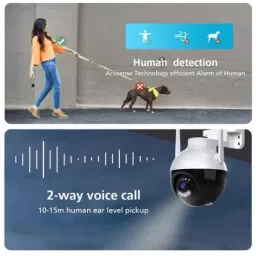 Cybernautt X9K 2MP Full HD Smart Wi-Fi Camera with Motion Detect, Alarm, 2 Way Audio, SD\Cloud Recording Options &a; Free 128GB Memory Card image 5