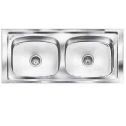 Apollo 45x20x8 inch Stainless Steel Double Bowl Kitchen Sink, DS-122A-image-44