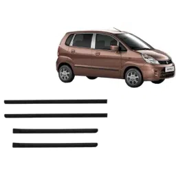 SureStrive 4 Pcs Black Side Door Car Beading Set for Maruti Suzuki Zen Estilo All Model-29