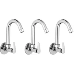 Fastgear Fusion Brass Chrome Finish 360 deg Moving Sink Tap (Pack of 3)-image-12