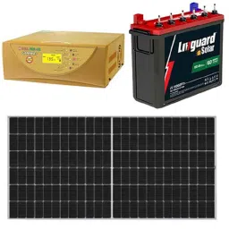 UTL 1kVA 12V Pure Sine Wave Solar Inverter with Livguard 150Ah Solar Battery &a; 550W Half Cut Mono PERC Solar Panel Combo-picture-21