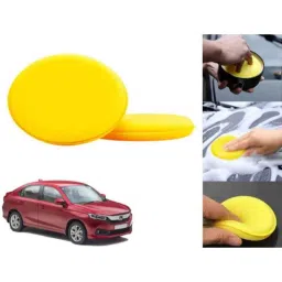 Auto Pearl Polyurethane Beige Washing &a; Waxing Polish Foam Sponge for Amaze T2 2016-2018 (Pack of 2)-picture-41