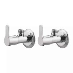 Fastgear Marc Stainless Steel Silver Chrome Finish Angle Valve, FG1877 (Pack of 2)-picture-11