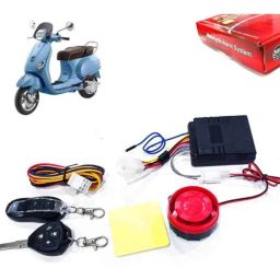 Auto Pearl 12V Black Two-Way Anti Theft Motorcycle Alarm Kit with 2 Pcs Remote for Elegante BS6-picture-40