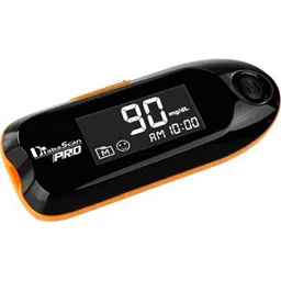 Diabascan Black Pro Glucometer with 25 Strips, TD-4235-4