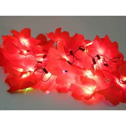 Tucasa Red Flower String Light, DW-17 (Pack of 2) image 2