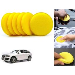 Auto Pearl Polyurethane Beige Washing &a; Waxing Polish Foam Sponge for Q5 (Pack of 6)-picture-19