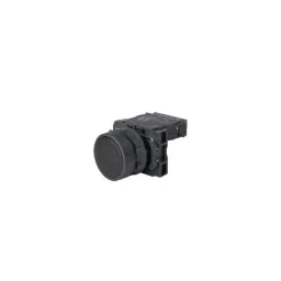 Schneider Electric Harmony XB5 22mm Black 1NO Flush Type Spring Return Round Push Button, XB5AA21N-45