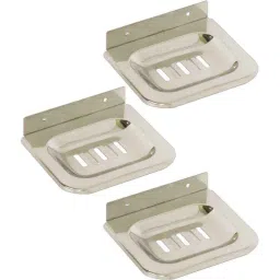 Doyours Royal Series 3 Pieces Square Plate Soap Dish/Soap Holder Set, DY-0453-picture-12