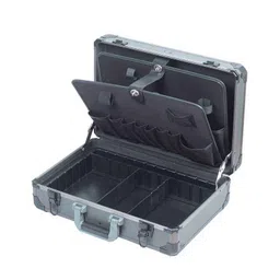 Proskit TC-736 Expert &a; Elegant Aluminum Frame Tool Case W/2 Pallets-12