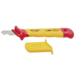 Proskit PD-V003B VDE 1000V Insulated Hook Blade Cable Knife 28x155mm-image-78