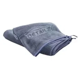Detailz 40x40cm 380GSM Microfiber Grey Cleaning Cloth for Bike, Laptop &a; Car (Pack of 2)-image-30