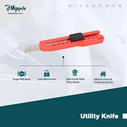 Hillgrove 750W Forward &a; Reverse Rotation Hammer Impact Drill Machine with 3 Bits, Drill Chuck, SDS Adapter &a; Utility Knife, HGCM1207 image 4