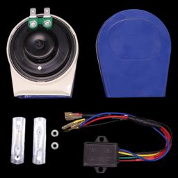 AllExtreme EXASHB2 2 Pcs 115dB Horn Air Siren with Speaker Set-34
