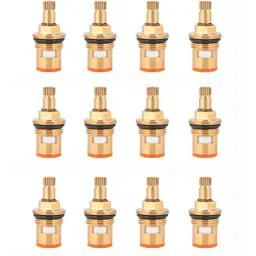 Spazio 1/2 inch Brass Quarter Turn Ceramic Disc Cartridge for Tap (Pack of 12)-picture-29