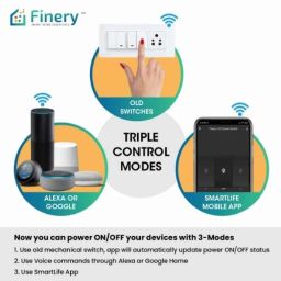 Finery 5A 3 Channel Wi-Fi Smart Switch Retrofit Kit, F3CHR image 4