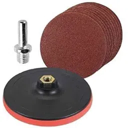 H9 125mm M14 Hook &a; Loop Sanding Disc Velcro Pad Set-0