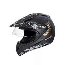 Studds N12 Expanded Polystyrene Matt Black Off Road-Full Face Helmet, Size: 600 mm-picture-21