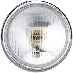 Uno Minda 35W Hard Coated Lens Head Light with Dome for Yamaha RX-100, HL-5115A-23