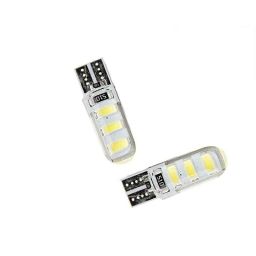 AOW 6 SMD (Blue) Gel LED Parking Bulb Pilot Light/License Plate car Lights For Toyota Siena (Pair/12V)-24