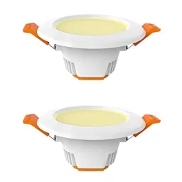 Fybros F-Eco 6W Polycarbonate Yellow Round LED Ceiling Light, FLS5854B (Pack of 2)-image-5
