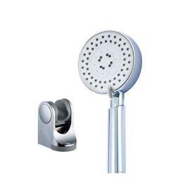 Aquieen H2 Plastic Chrome 5 Function Mist, Rain &a; Pressure Jets Hand Shower with Hook-image-40