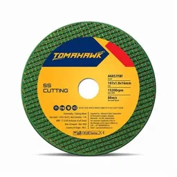 Tomahawk 107x1.0x16mm Aluminium Oxide Green Cut Off Wheel (Pack of 200)-image-20