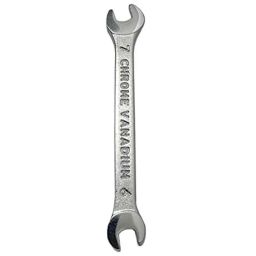 B K Jagan &a; Co 6x7mm Chrome Vanadium Steel Matt Finish Double Open End Spanner-picture-21