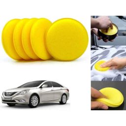 Auto Pearl Polyurethane Beige Washing &a; Waxing Polish Foam Sponge for Sonata Embera (Pack of 5)-picture-9