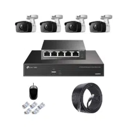 TP-Link VIGI C340I 4MP Outdoor Network IP Combo Kit with 4 Channel NVR, 4 Cameras, 5 Port POE Switch, D-LINK 100M LAN Cable &a; Connectors-picture-29