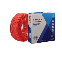 Anchor 4 Sqmm Red Advance-FR Project Coil Flexible Cable, P-27395, Length: 200 m-picture-2