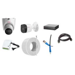 CP Plus 5MP IR Indoor &a; Outdoor CCTV Combo Kit with 8Ch DVR, 3 Dome 3 Bullet Camera, 8Ch SMPS, 70m Copper Cable &a; Connectors-90