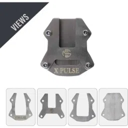 AllExtreme ALL-STD017 CNC Foot Side Kickstand Enlarger Extension Bike Stand Extender Pad Support Plate for Hero Xpulse image 3