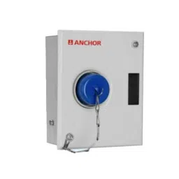 Anchor 20A Single Phase TPN Single Door Distribustion Box with Plastic Plug &a; Socket, 36165-picture-2