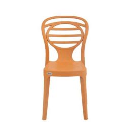 Supreme Oak Plastic Amber Gold Elegantly Design Chair without Arm (Pack of 4)-picture-26
