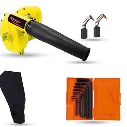 Walkers 800W Plastic Yellow Electric Air Blower with Carbon Brushes &a; 9 Pcs Allen Key, WKCB226-5