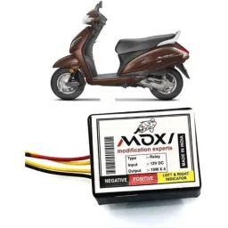 Auto Pearl 12V Black Front &a; Rear Flasher Indicator Light for Honda Activa 5G-picture-45