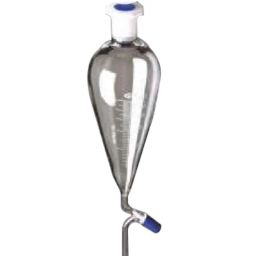 Glassco 250ml Boro 3.3 Glass Squibb Shape Separating Funnel, 148.209.04-42